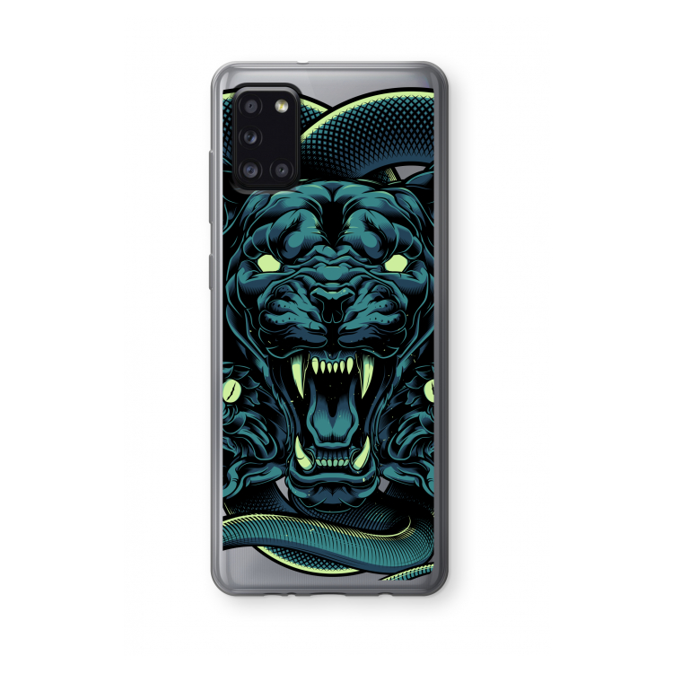 Cougar and Vipers: Samsung Galaxy A31 Transparant Hoesje
