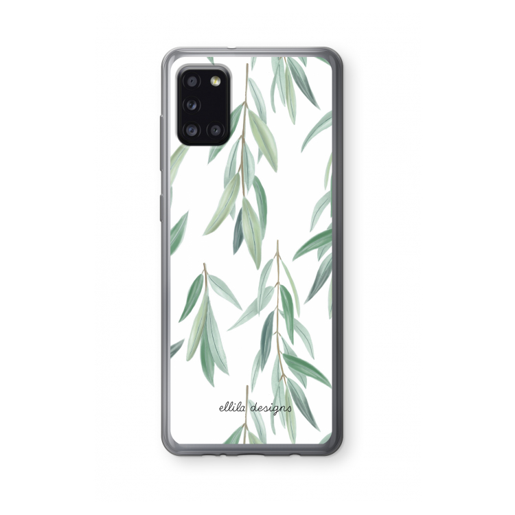 Branch up your life: Samsung Galaxy A31 Transparant Hoesje
