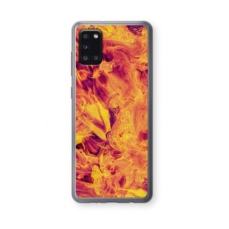 Eternal Fire: Samsung Galaxy A31 Transparant Hoesje