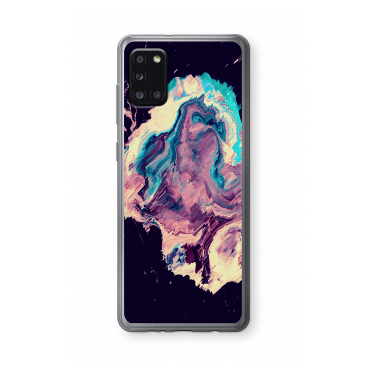 Cosmic Silence: Samsung Galaxy A31 Transparant Hoesje