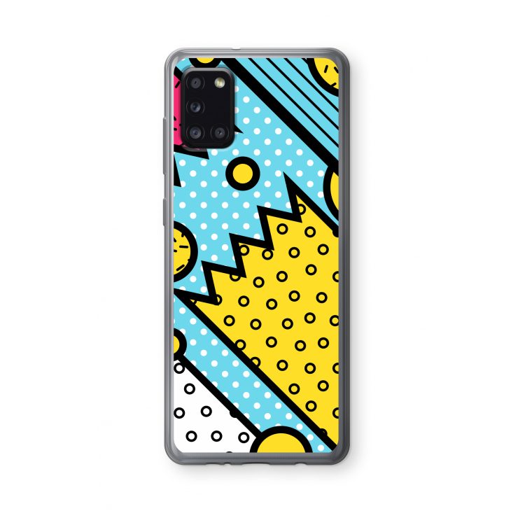 Pop Art #1: Samsung Galaxy A31 Transparant Hoesje