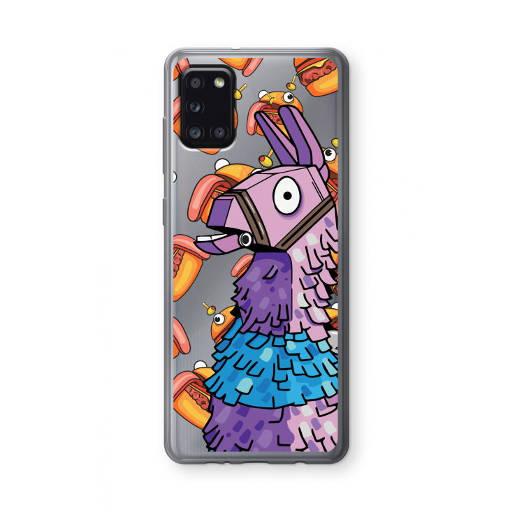 Loot Burger: Samsung Galaxy A31 Transparant Hoesje