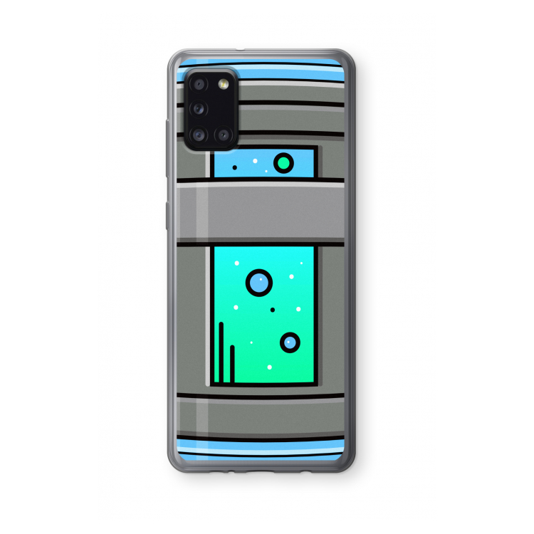 Chug Bottle: Samsung Galaxy A31 Transparant Hoesje