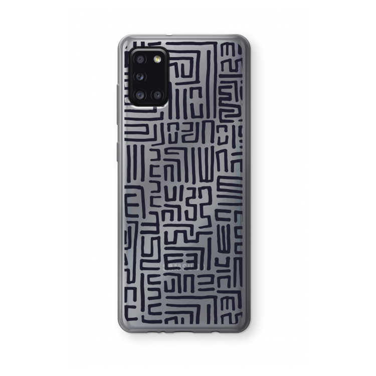 Moroccan Print: Samsung Galaxy A31 Transparant Hoesje