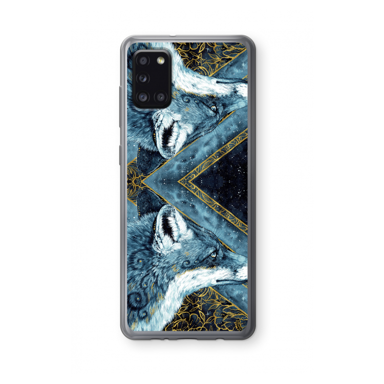 Golden Fox: Samsung Galaxy A31 Transparant Hoesje