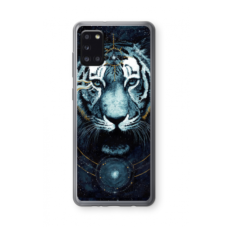 Darkness Tiger: Samsung Galaxy A31 Transparant Hoesje
