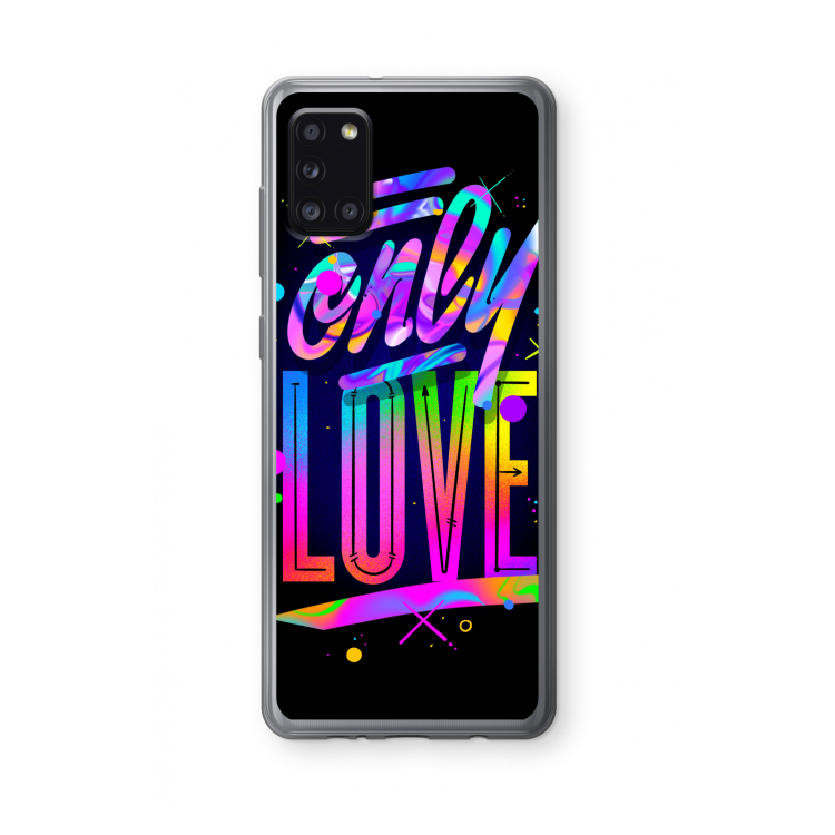 Only Love: Samsung Galaxy A31 Transparant Hoesje
