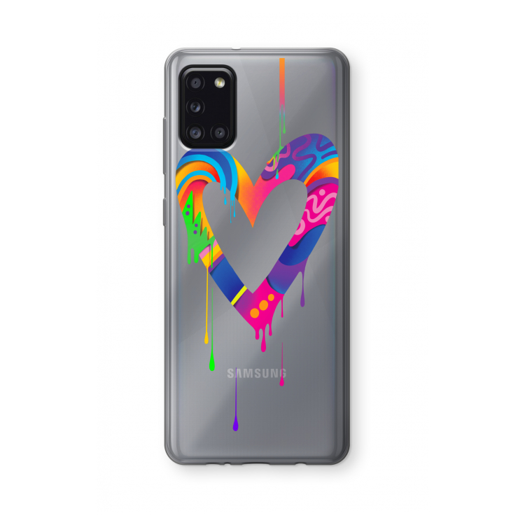 Melts My Heart: Samsung Galaxy A31 Transparant Hoesje