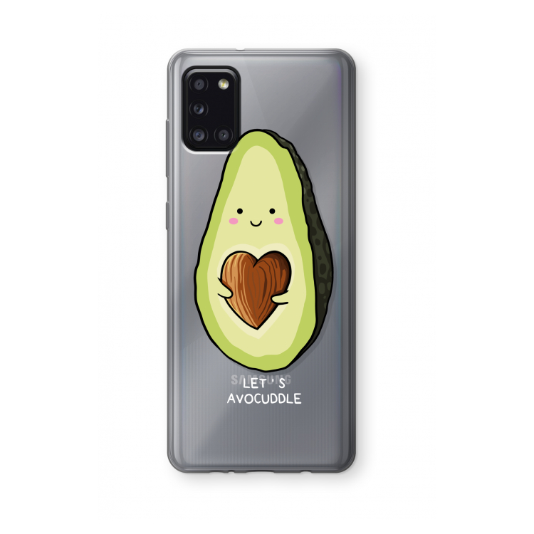 Avocuddle: Samsung Galaxy A31 Transparant Hoesje