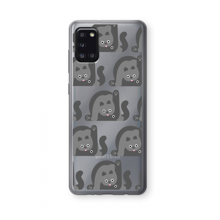 Cats: Samsung Galaxy A31 Transparant Hoesje