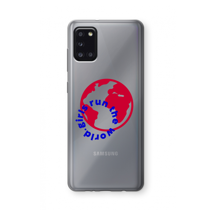 Run The World: Samsung Galaxy A31 Transparant Hoesje