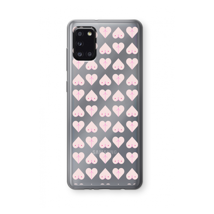 Ass 'n Titties: Samsung Galaxy A31 Transparant Hoesje