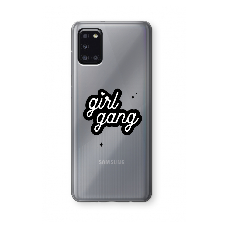 Girl Gang: Samsung Galaxy A31 Transparant Hoesje
