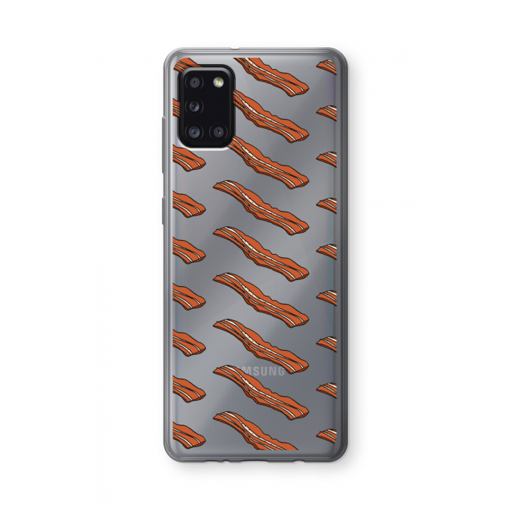 Bacon to my eggs #2: Samsung Galaxy A31 Transparant Hoesje