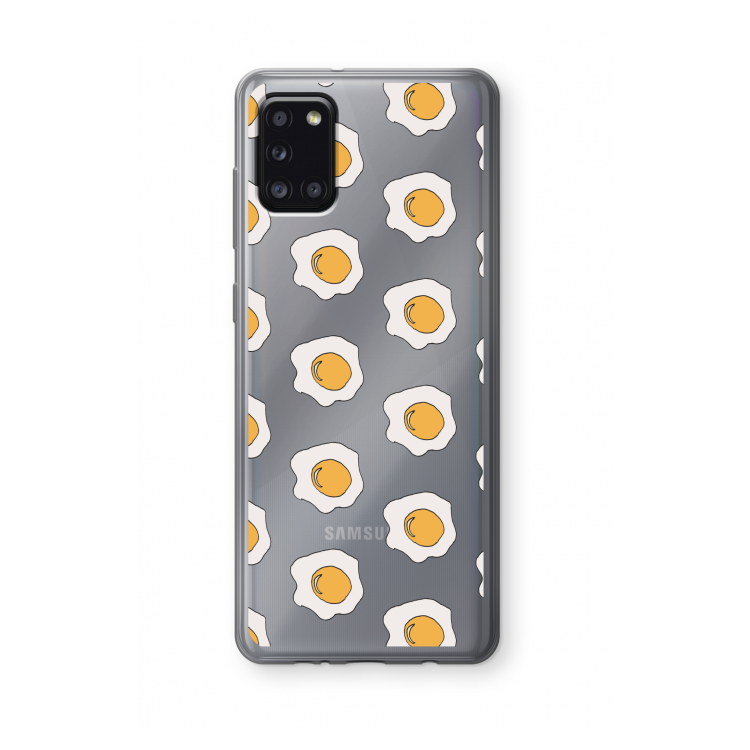 Bacon to my eggs #1: Samsung Galaxy A31 Transparant Hoesje