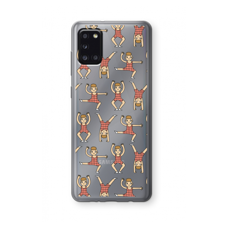 Gymboys: Samsung Galaxy A31 Transparant Hoesje