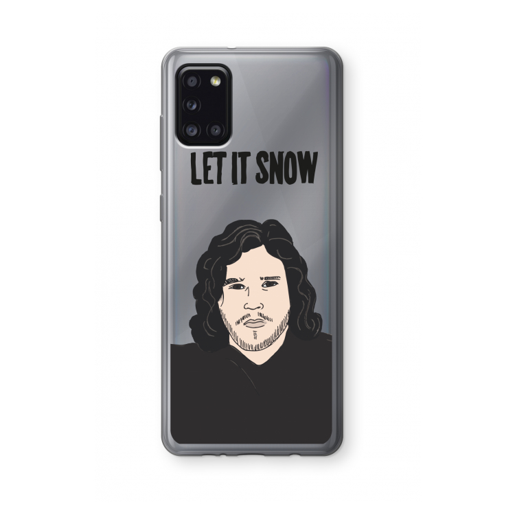Let It Snow: Samsung Galaxy A31 Transparant Hoesje