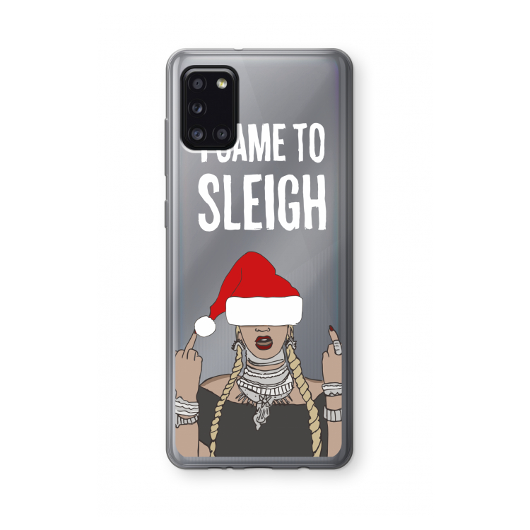 Came To Sleigh: Samsung Galaxy A31 Transparant Hoesje