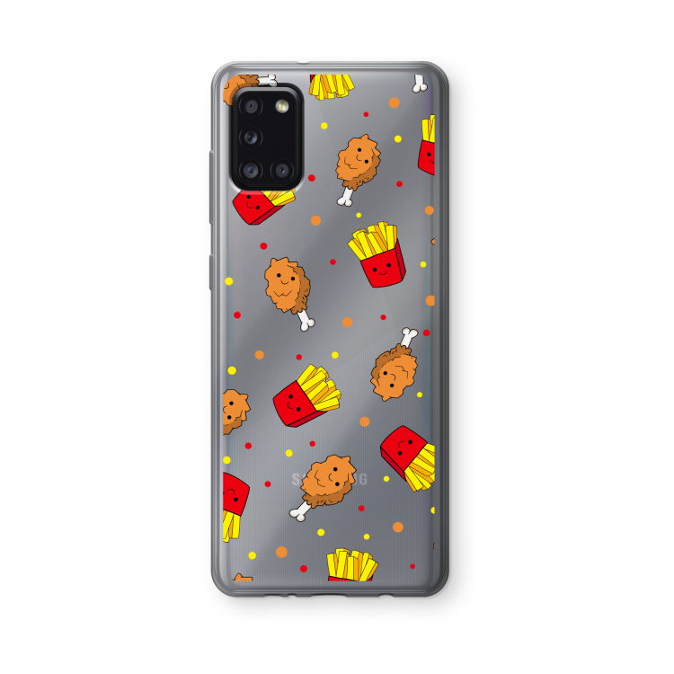 Chicken 'n Fries: Samsung Galaxy A31 Transparant Hoesje