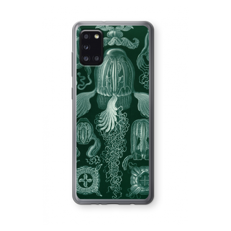 Haeckel Cubomedusae: Samsung Galaxy A31 Transparant Hoesje