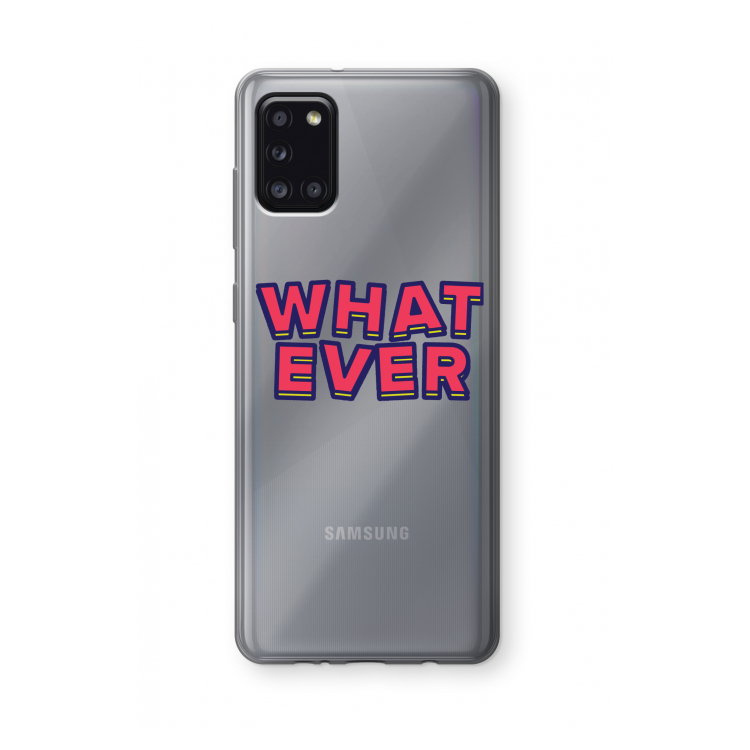 Whatever: Samsung Galaxy A31 Transparant Hoesje