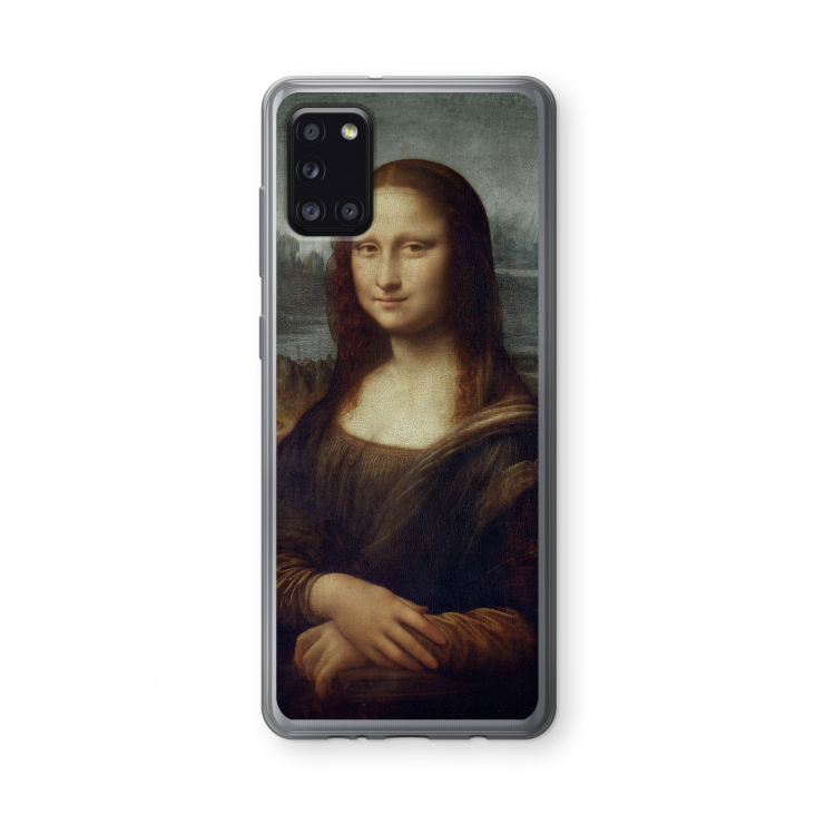 Mona Lisa: Samsung Galaxy A31 Transparant Hoesje