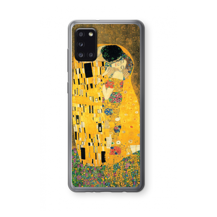Der Kuss: Samsung Galaxy A31 Transparant Hoesje