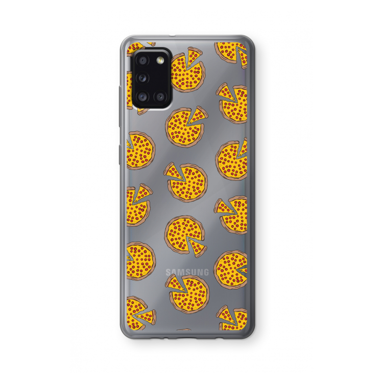 You Had Me At Pizza: Samsung Galaxy A31 Transparant Hoesje