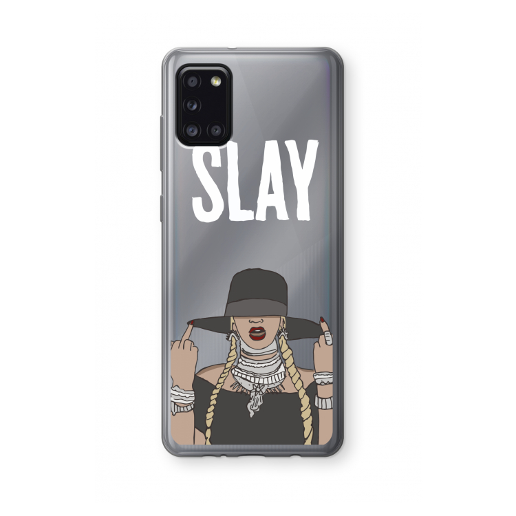 Slay All Day: Samsung Galaxy A31 Transparant Hoesje