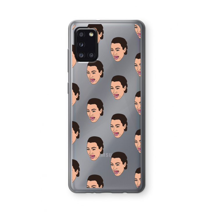 Ugly Cry Call: Samsung Galaxy A31 Transparant Hoesje