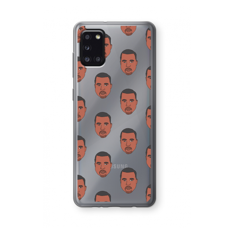Kanye Call Me?: Samsung Galaxy A31 Transparant Hoesje