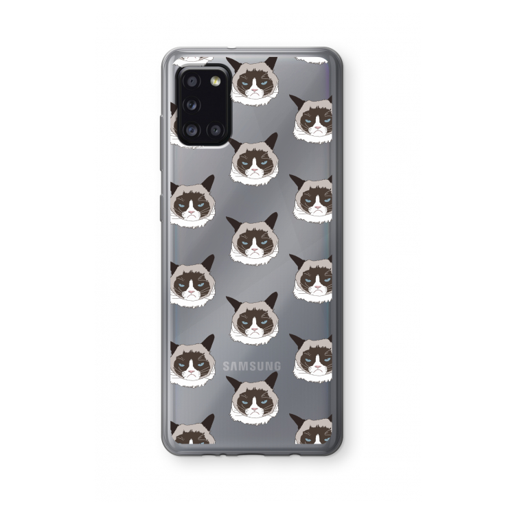 It's a Purrr Case: Samsung Galaxy A31 Transparant Hoesje