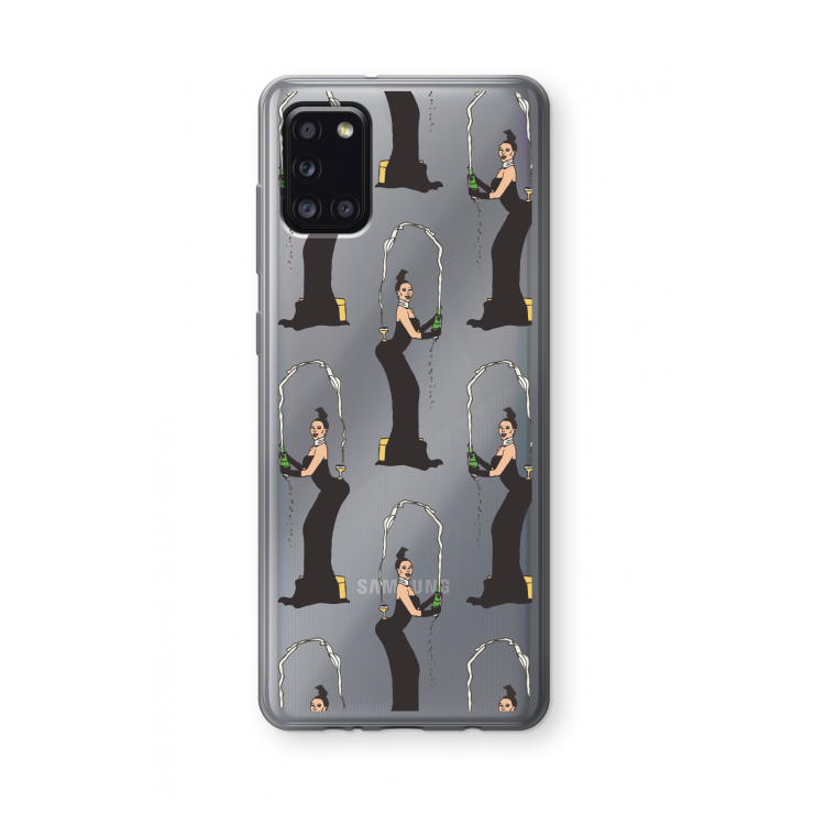 Pop Some Kim: Samsung Galaxy A31 Transparant Hoesje