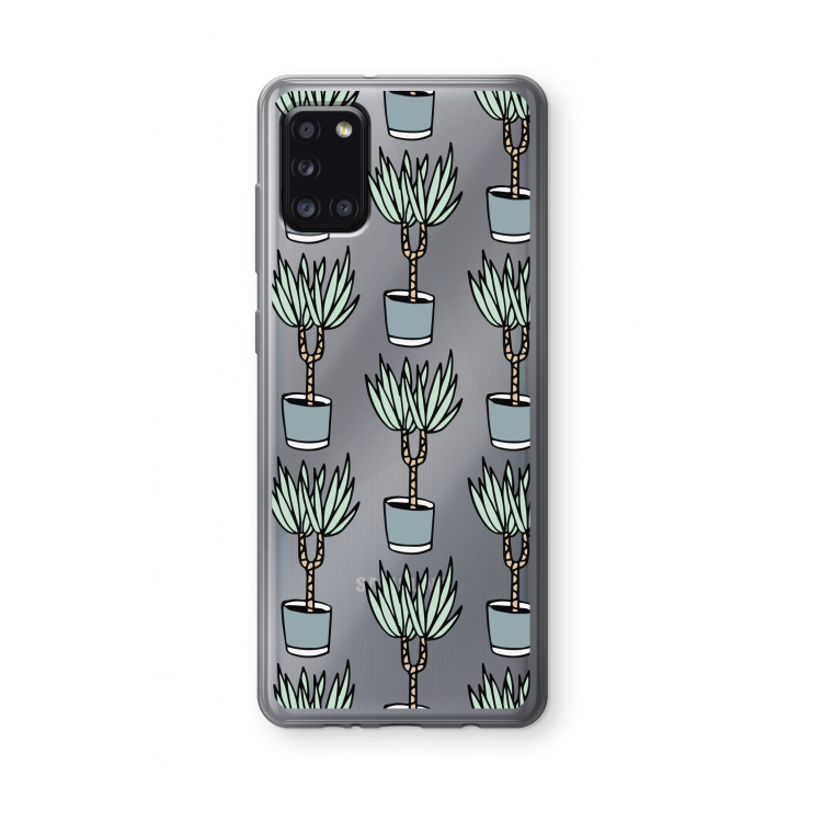 Boompje: Samsung Galaxy A31 Transparant Hoesje