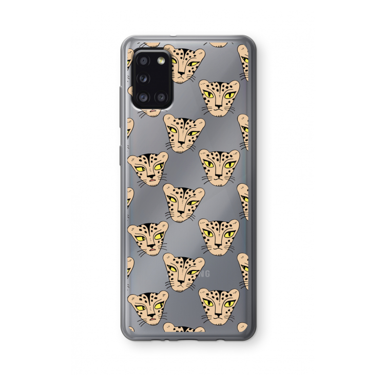 Tijger: Samsung Galaxy A31 Transparant Hoesje