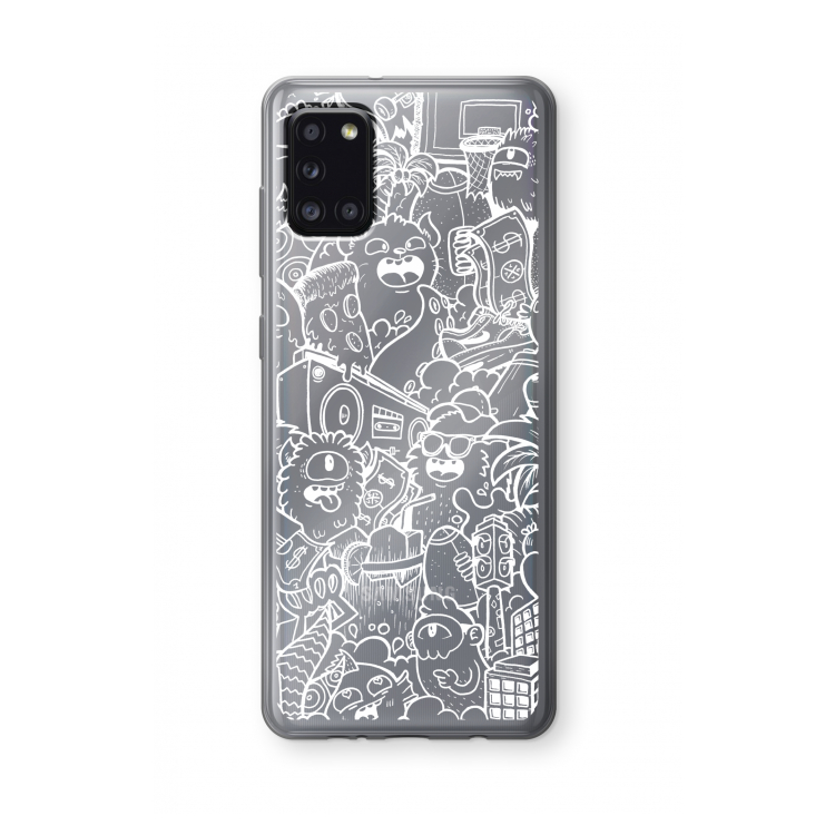 Vexx City #2: Samsung Galaxy A31 Transparant Hoesje