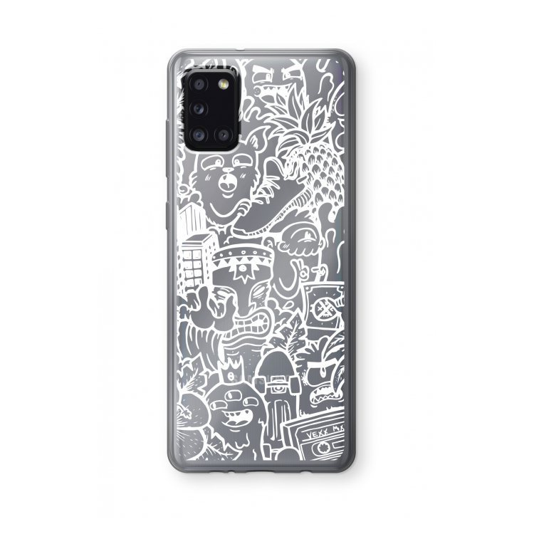 Vexx Mixtape #2: Samsung Galaxy A31 Transparant Hoesje