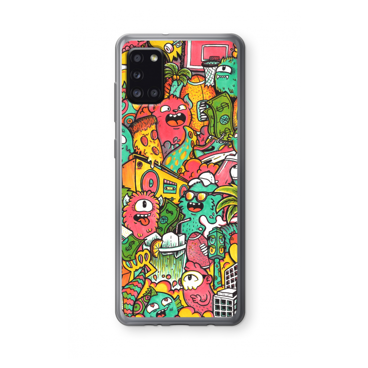 Vexx City: Samsung Galaxy A31 Transparant Hoesje