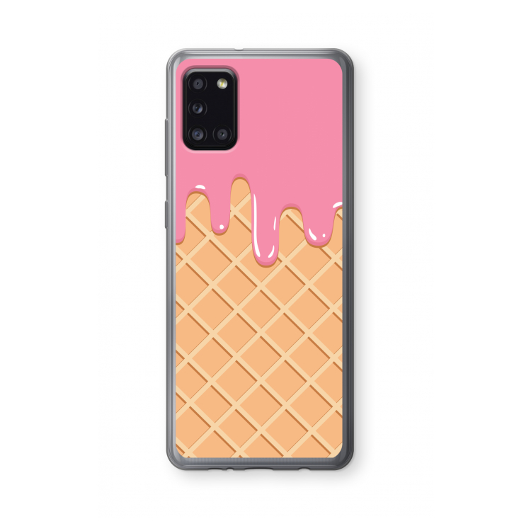 Ice cream: Samsung Galaxy A31 Transparant Hoesje