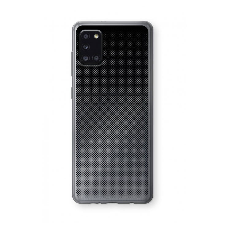 Musketon Halftone: Samsung Galaxy A31 Transparant Hoesje
