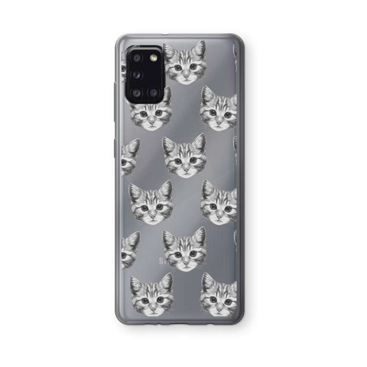 Kitten: Samsung Galaxy A31 Transparant Hoesje