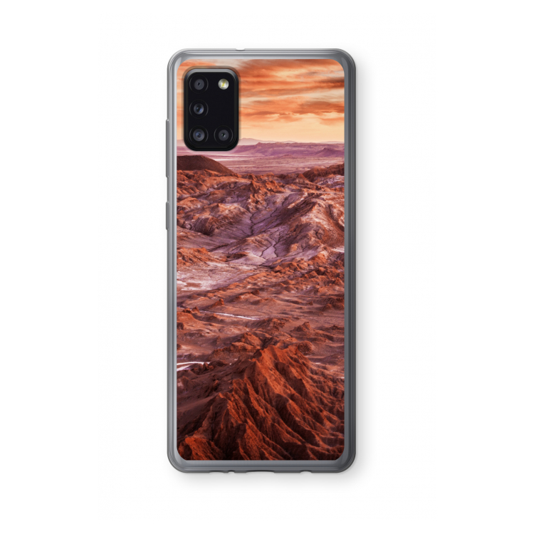 Mars: Samsung Galaxy A31 Transparant Hoesje