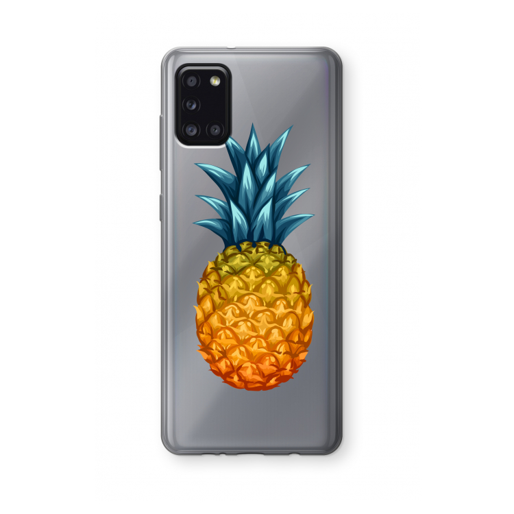 Grote ananas: Samsung Galaxy A31 Transparant Hoesje