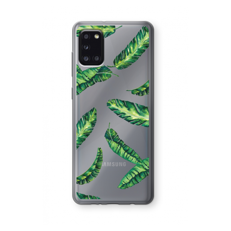 Lange bladeren: Samsung Galaxy A31 Transparant Hoesje