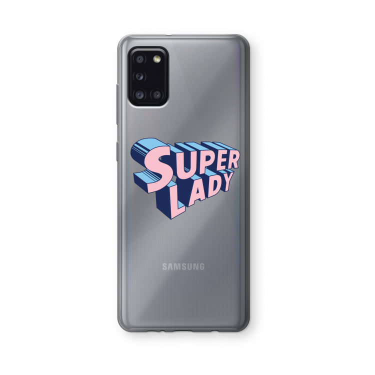 Superlady: Samsung Galaxy A31 Transparant Hoesje