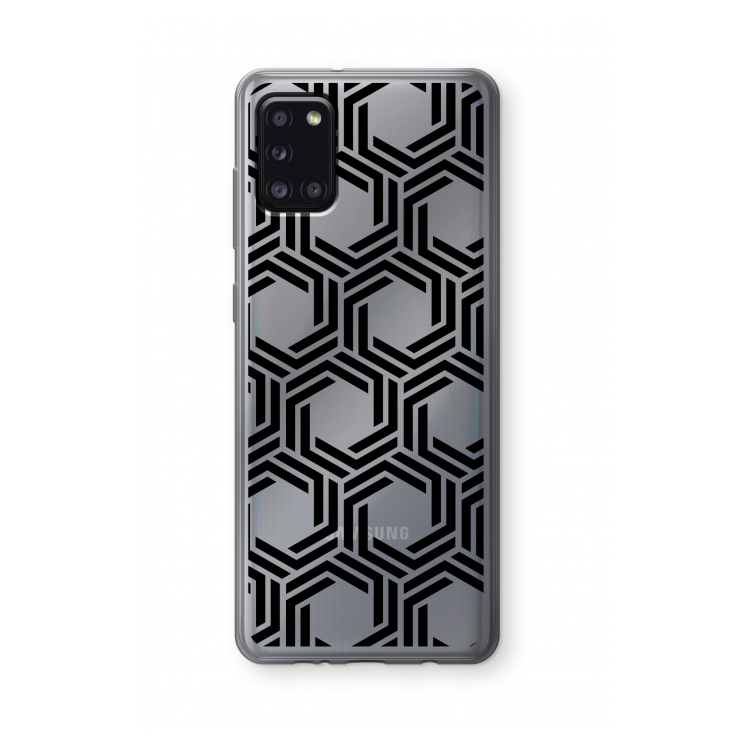 Geometrisch patroon: Samsung Galaxy A31 Transparant Hoesje