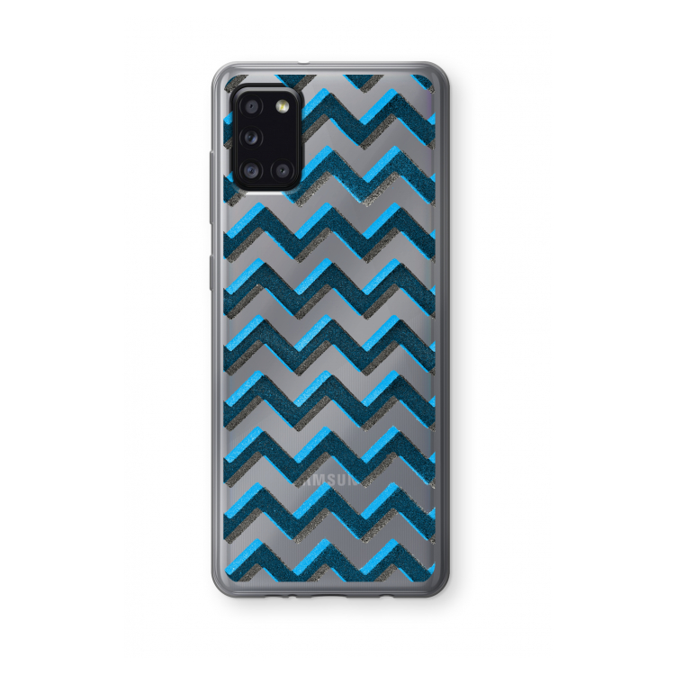 Onderbroken lijn: Samsung Galaxy A31 Transparant Hoesje