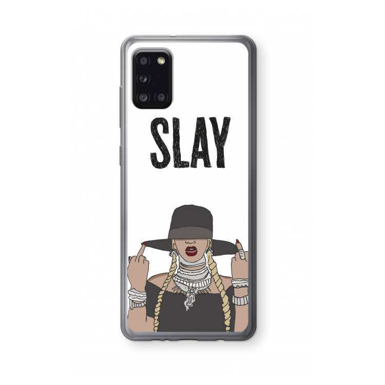 Slay All Day: Samsung Galaxy A31 Transparant Hoesje