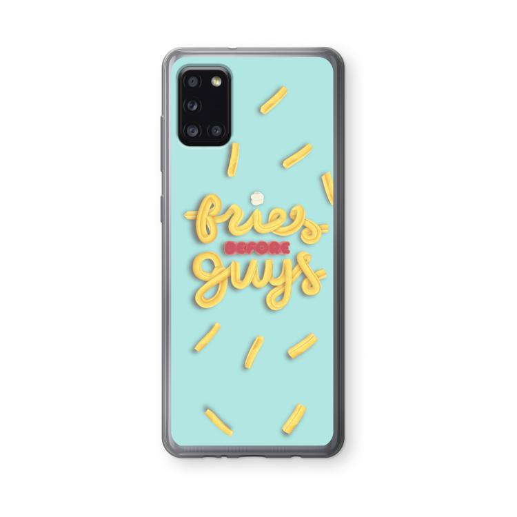 Always fries: Samsung Galaxy A31 Transparant Hoesje