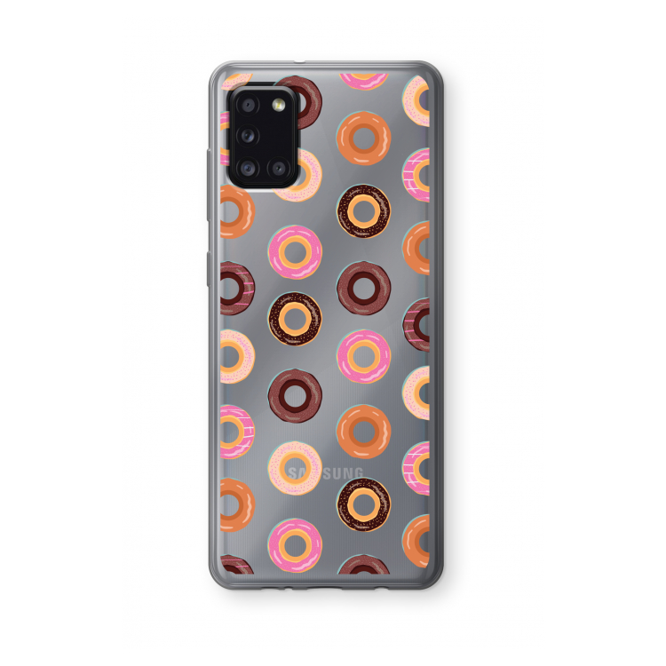 Donuts: Samsung Galaxy A31 Transparant Hoesje